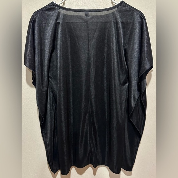 Xhilaration Sheer Black Blouse Size Small - Picture 4 of 4